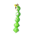Załaduj obraz do przeglądarki galerii, Emerald Spotted Caterpillar Premium christmas glass ornament 2022-012