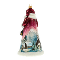 Load image into Gallery viewer, Santa with Lantern Handmade Glass Christmas ornament 2022-082