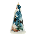 Load image into Gallery viewer, Santa from the Frostland Realm Handmade Glass Christmas ornament