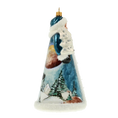 Load image into Gallery viewer, Santa from the Frostland Realm Handmade Glass Christmas ornament