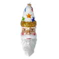 Load image into Gallery viewer, Starlit Santa Moon Premium christmas glass ornament 2022-088