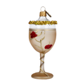 Załaduj obraz do przeglądarki galerii, Gilded Crimson Bordeaux Premium christmas glass ornament 2022-171