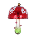 Load image into Gallery viewer, Enchanted Toadstool Mushroom. Handmade Glass Christmas ornament.