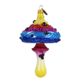 Load image into Gallery viewer, Spectrum Magic Mushroom Premium christmas glass ornament 2022-213