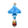 Load image into Gallery viewer, Sapphire Enchanted Toadstool Premium christmas glass ornament 2022-215