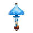 Load image into Gallery viewer, Sapphire Enchanted Toadstool Premium christmas glass ornament 2022-215