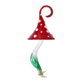 Load image into Gallery viewer, Crimson Pearl Toadstool Premium christmas glass ornament 2022-218