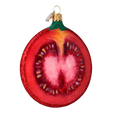 Załaduj obraz do przeglądarki galerii, Tomato slice. Handmade Glass Christmas ornament. 2022-250