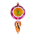 Load image into Gallery viewer, Drop Sunshine. Handmade Glass Christmas ornament 2022-316
