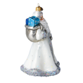 Load image into Gallery viewer, Silver Starlight Santa Claus Premium christmas glass ornament 2022-364