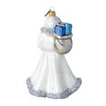 Load image into Gallery viewer, Silver Starlight Santa Claus Premium christmas glass ornament 2022-364
