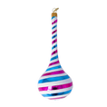 Load image into Gallery viewer, Candy Twist Drop Handmade Glass Christmas ornament 2022-389