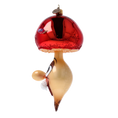 Load image into Gallery viewer, Mustachioed Scarlet Mushroom Premium christmas glass ornament 2022-448