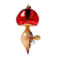 Load image into Gallery viewer, Mustachioed Scarlet Mushroom Premium christmas glass ornament 2022-448