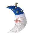 Załaduj obraz do przeglądarki galerii, Magic Moon ornament. Handmade Glass Christmas ornament. 2022-477
