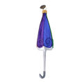 Load image into Gallery viewer, Rainbow Gilded Parasol Premium christmas glass ornament 2022-489