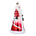 Load image into Gallery viewer, Polish Santa with Eagle Handmade Glass Christmas ornament