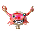 Załaduj obraz do przeglądarki galerii, Happy Crab. Handmade Glass Christmas ornament. 2022-506
