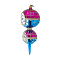 Load image into Gallery viewer, Sapphire Royale Handmade Glass Christmas ornament 2022-513