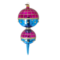 Load image into Gallery viewer, Sapphire Royale Handmade Glass Christmas ornament 2022-513