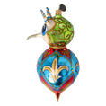 Load image into Gallery viewer, Fairytale Devil. Handmade Glass Christmas ornament.