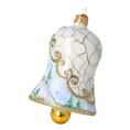 Load image into Gallery viewer, Winter Chapel Bell Tree Handmade Glass Christmas ornament 2022-541