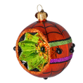 Załaduj obraz do przeglądarki galerii, Jesienny klejnot Kula z pająkami z reflektorem Halloweenowa Szklana Ozdoba