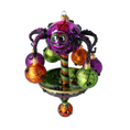 Załaduj obraz do przeglądarki galerii, Halloween Spooky Spider Carousel Handmade Glass Christmas ornament pumpkins 2022-556