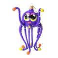 Load image into Gallery viewer, Ocean Diva Ornament Handmade Glass Christmas ornament octopus 2022-582