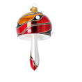Załaduj obraz do przeglądarki galerii, Forest Mushroom. Handmade Glass Christmas ornament. 2022-591