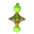 Załaduj obraz do przeglądarki galerii, Emerald Lime Carousel Drop Premium christmas glass ornament 2022-631