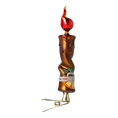 Load image into Gallery viewer, Dried Orange Candle Handmade Glass Christmas ornaments Candle 2022-639