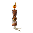 Load image into Gallery viewer, Dried Orange Candle Handmade Glass Christmas ornaments Candle 2022-639