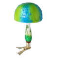 Załaduj obraz do przeglądarki galerii, Fairytale Mushroom. Handmade Glass Christmas ornament. 2022-682