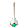 Load image into Gallery viewer, Elegant Teardrop Jewel Handmade Glass Christmas ornament. 2022-687