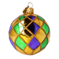 Load image into Gallery viewer, Gilded Emerald Starburst Reflector Premium christmas glass ornament 2024-016