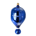 Load image into Gallery viewer, Sapphire Starburst Reflector Drop Premium christmas glass ornament 2024-032