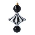 Load image into Gallery viewer, Midnight Carousel Drop Premium christmas glass ornament 2024-071