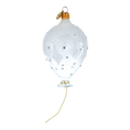 Załaduj obraz do przeglądarki galerii, Frosted Pearl Balloon Premium christmas glass ornament 2024-081
