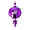 Load image into Gallery viewer, PRE-ORDER Arctic Starburst Glass Christmas ornament Star free blowing 2024-087