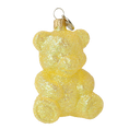 Załaduj obraz do przeglądarki galerii, Golden Gummy Bear Premium christmas glass ornament 2024-126