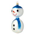 Załaduj obraz do przeglądarki galerii, Vintage Snowman. Handmade Glass Christmas ornament. 2024-170