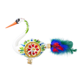 Załaduj obraz do przeglądarki galerii, Ruby Reflector White Swan Premium christmas glass ornament 2024-177