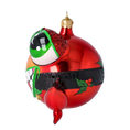 Załaduj obraz do przeglądarki galerii, Christmas Frog. Handmade Glass Christmas ornament 2024-180