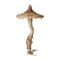 Load image into Gallery viewer, Gilded Champagne Mushroom Premium christmas glass ornament 2024-189