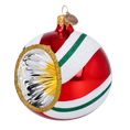 Load image into Gallery viewer, Candy with Spotlight. Handmade Glass Christmas ornament. 2024-249