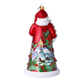 Load image into Gallery viewer, Santa of the Holly Valley Handmade Glass Christmas ornament Santa Claus 2024-261