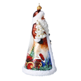 Load image into Gallery viewer, Santa's Snow Magic. Handmade Glass Christmas ornament. 2024-264