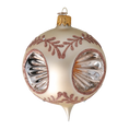Load image into Gallery viewer, Champagne Luster Drop Handmade Glass Christmas ornament 2024-269
