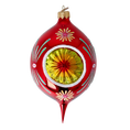 Załaduj obraz do przeglądarki galerii, Crimson Radiance Handmade Glass Christmas ornament 2024-286